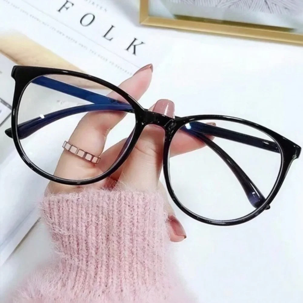 Anti-Blue Light, Anti-Visual Fatigue, Transparent Lens Clear Eyeglasses Frame